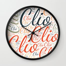 Clio Wall Clock