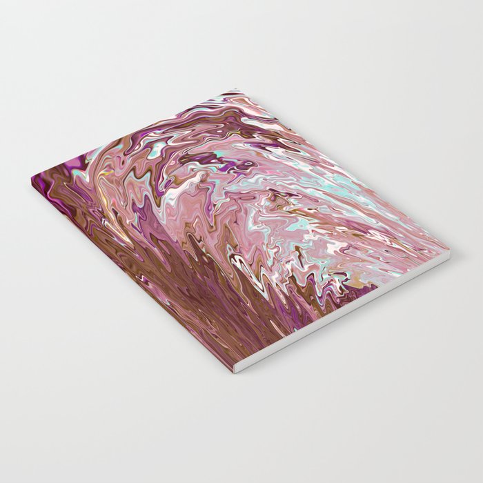 Pink Paint Fountain Notebook