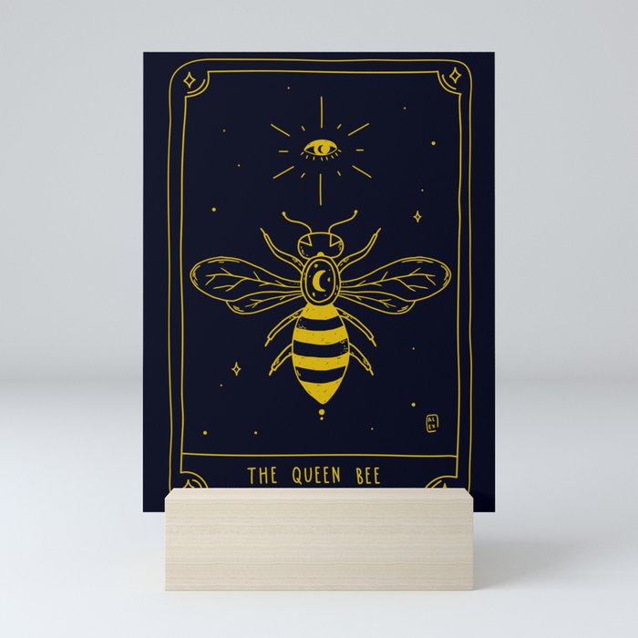 Tarot Card | The Queen Bee Mini Art Print