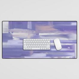 Very Peri Oil Abstract Desk Mat