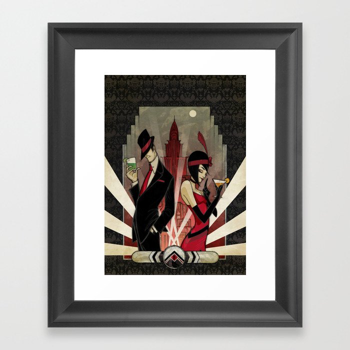 SPEAKEASY Framed Art Print