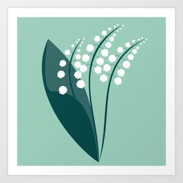 lily of the valley Art Print