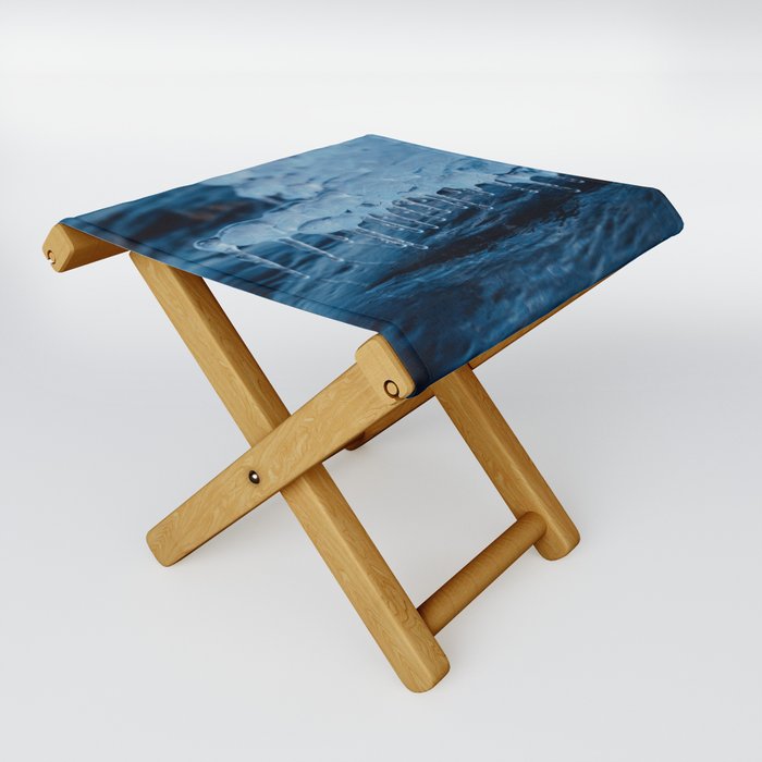 Frozen Shoreline Folding Stool