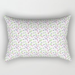 80s geometric pattern Rectangular Pillow