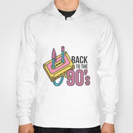 Back To The 90s | Retro Ninety Music Fans Hoody