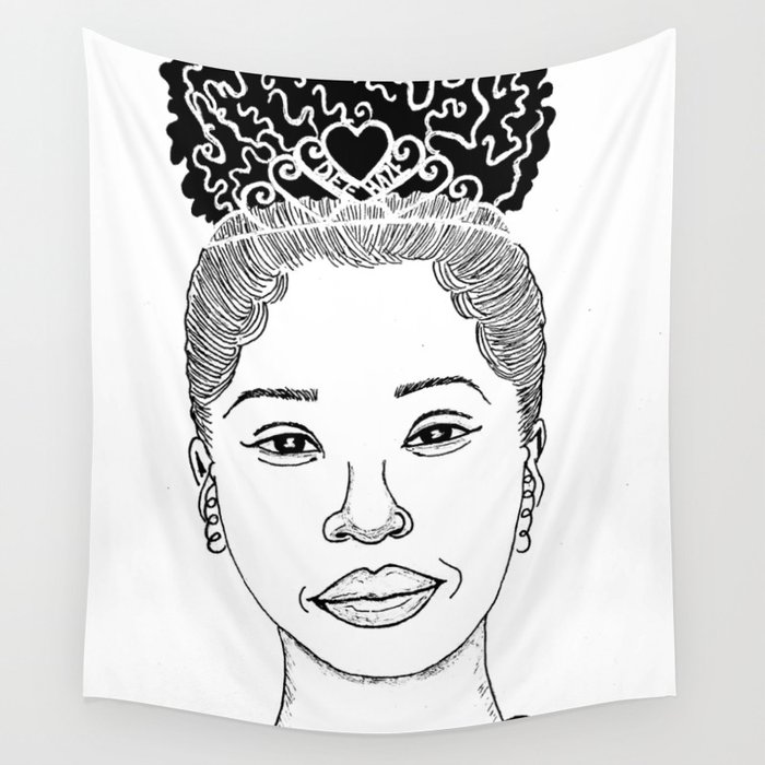 Little Miss Wall Tapestry