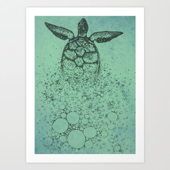 Into_The_Sea Art Print