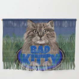 Scruffy the Bad Kitty Wall Hanging