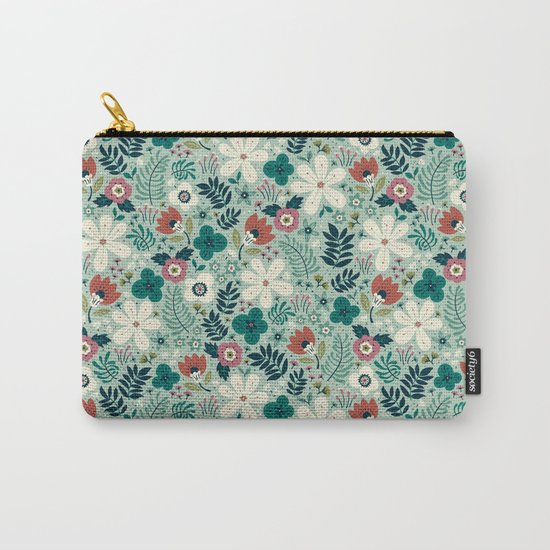 Flower Garden Carry-All Pouch