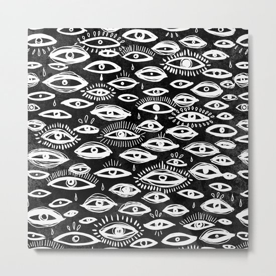 The Third Eye Black Metal Print