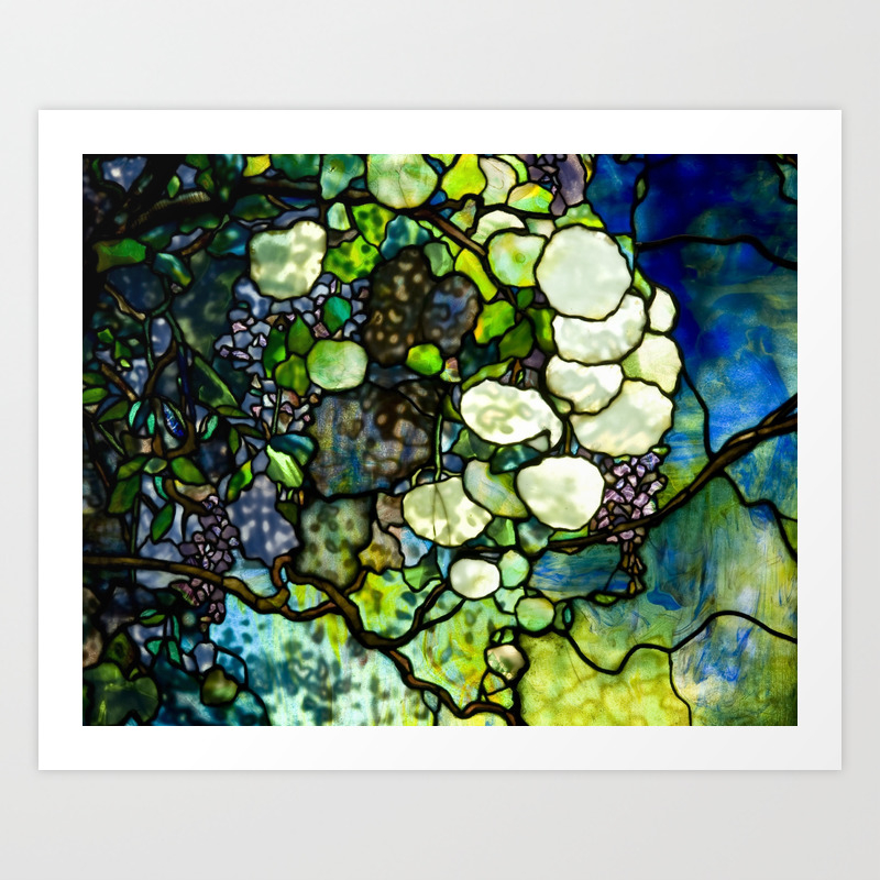 Louis Comfort Tiffany Decorative Stained Glass 7 Art Print By