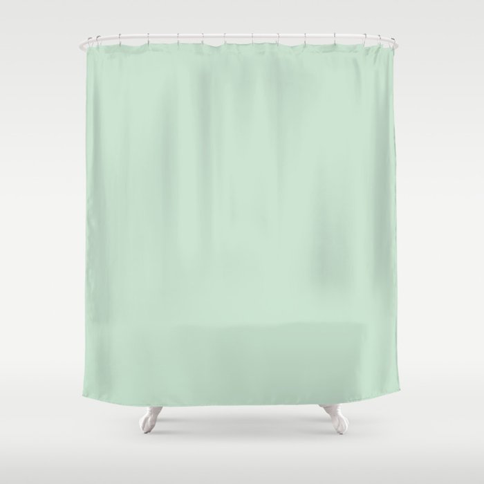 Simplicity Blue Shower Curtain