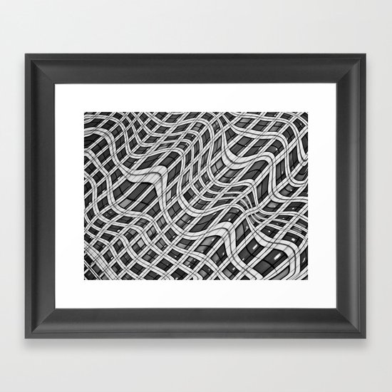 Canary Wharf Windows Framed Art Print