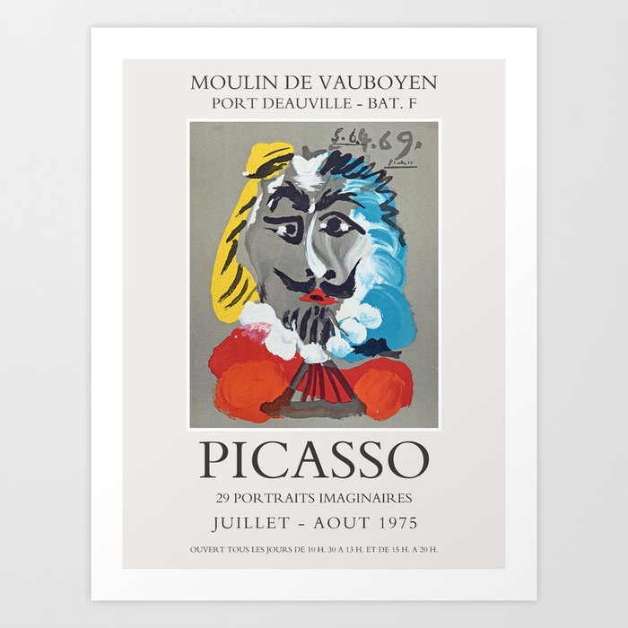 Pablo Picasso Art Exhibition Art Print