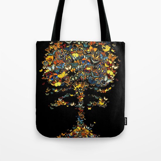 Atomic Butterfly Tote Bag