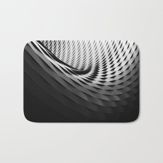 architecture black white Bath Mat