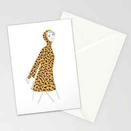 Mademoiselle Loves Leopard Print Stationery Cards