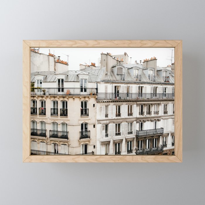 Paris France Buildings Framed Mini Art Print