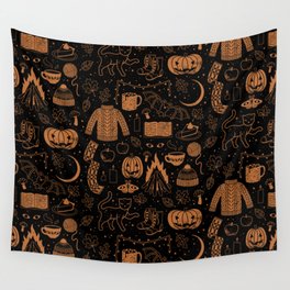 Autumn Nights: Halloween Wall Tapestry