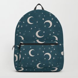 Goodnight Sky - silver moon Backpack