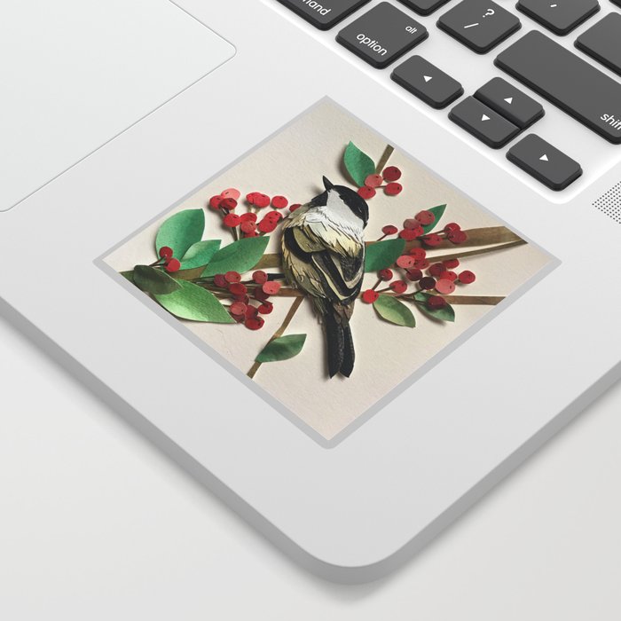 Berry Nice Chickadee Sticker