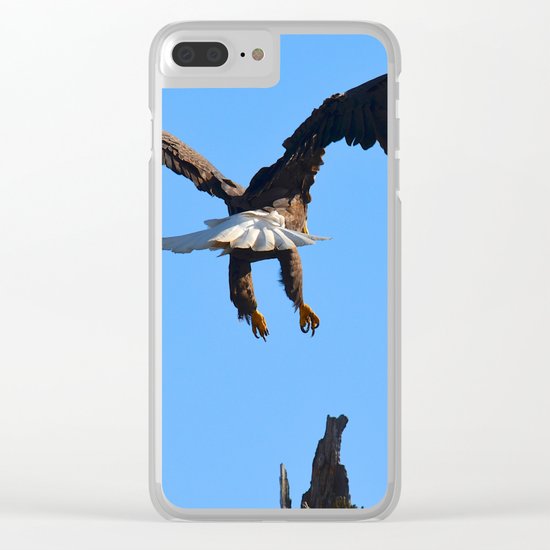 Coming in for a Landing Clear iPhone Case