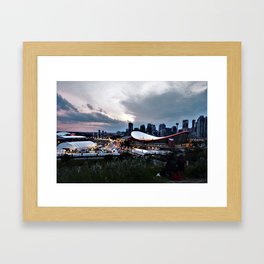 The City Of Calgary Framed Art Print