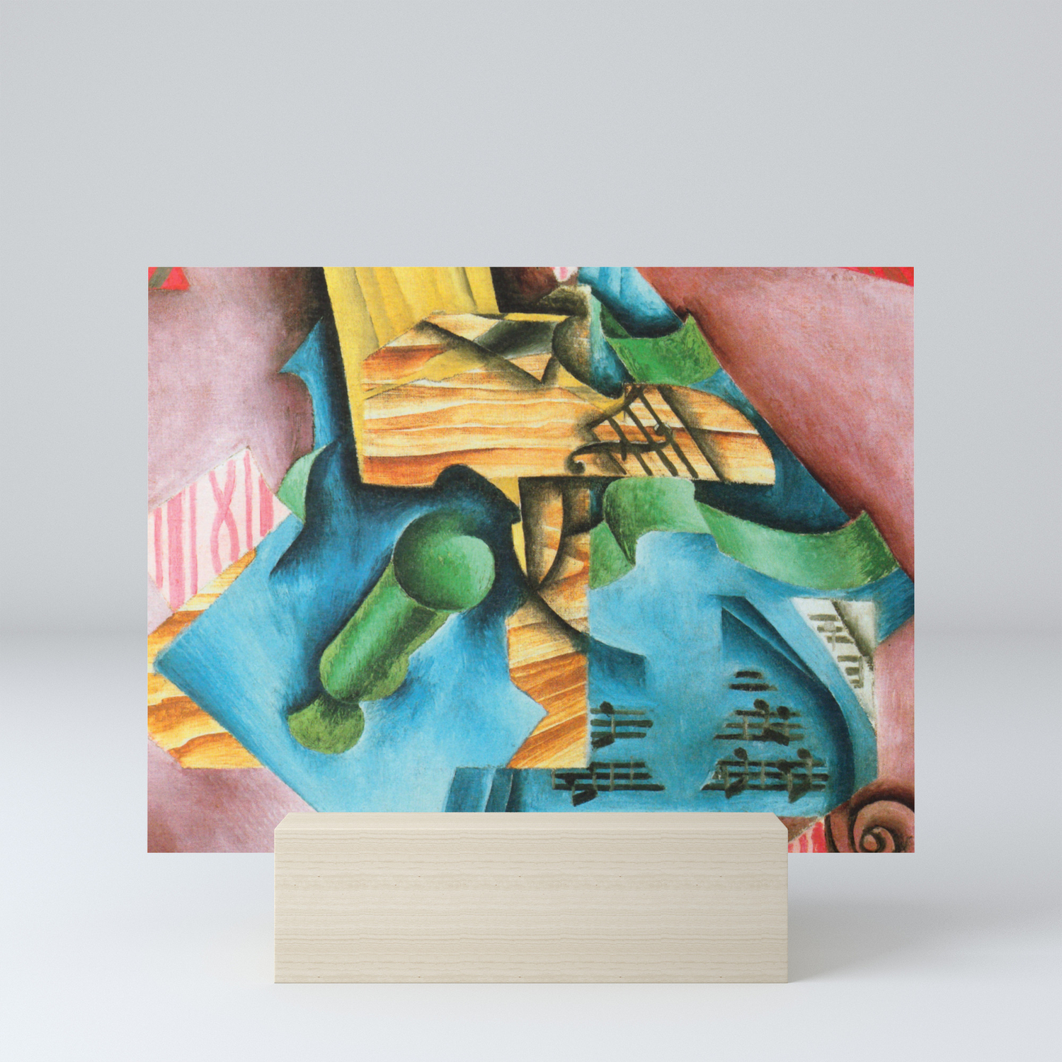 Juan Gris Violin And Glass Mini Art Print By Alexandra Arts Society6