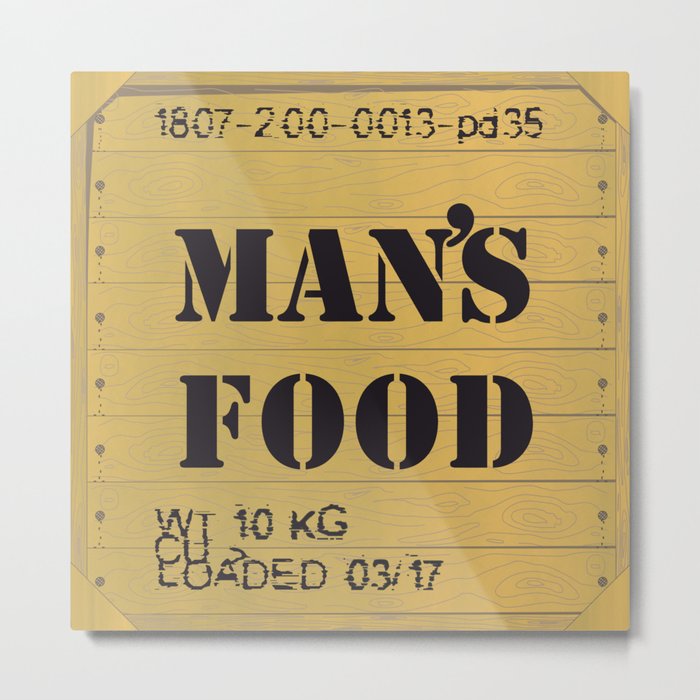Man food Metal Print
