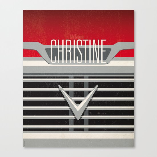 Minimal Poster - Christine Canvas Print