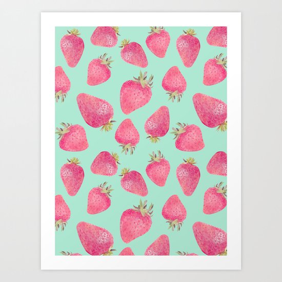 Strawberry Art Print