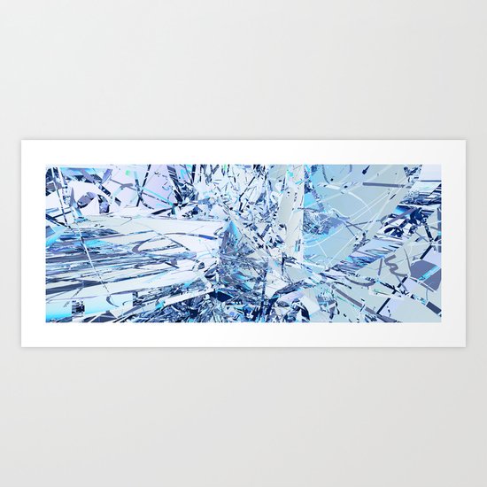 blauelautenimpakt Art Print