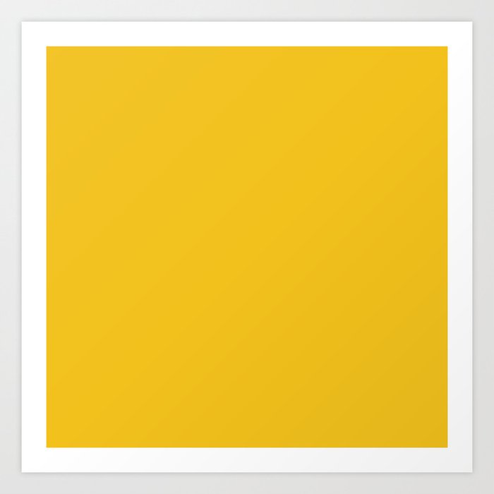 Tuscan Sun Yellow Art Print