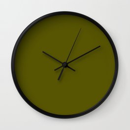 Monochrom green 85-85-0 Wall Clock