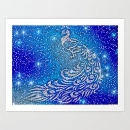 White Peacock Art Prints For Any Decor Style Society6