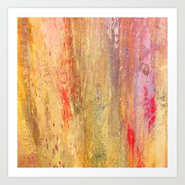 Rays Of Sunshine Beaming Down Abstract Painting Art Print | Dec02, Uniqueabstract, Yellowabstract, Yellowabstractart, Brightabstract, Yellowredabstract, Artsyabstract, Elegantabstract, Painting 