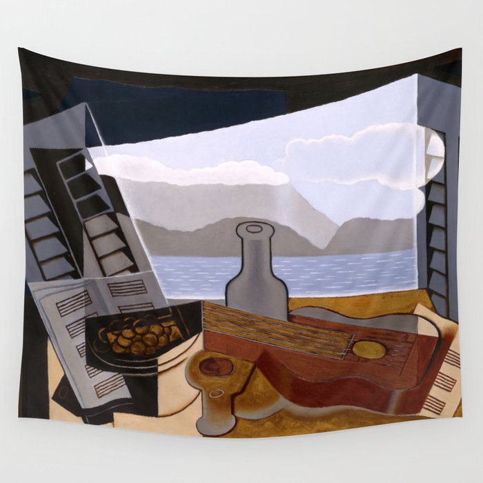 Juan Gris "The Open Window" Wall Tapestry