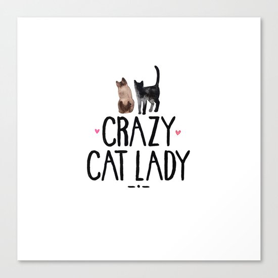 Crazy Cat Lady Canvas Print