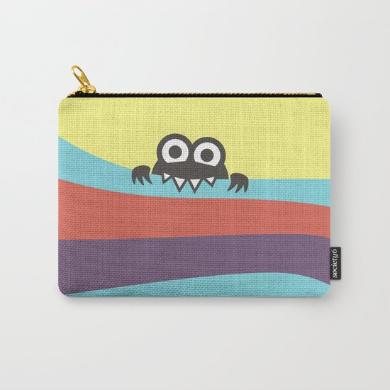 Yummy Colorful Stripes Cute Cartoon Character Carry-All Pouch