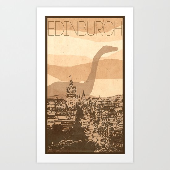 Every City Has Its Creature - Edinburgh Art Print