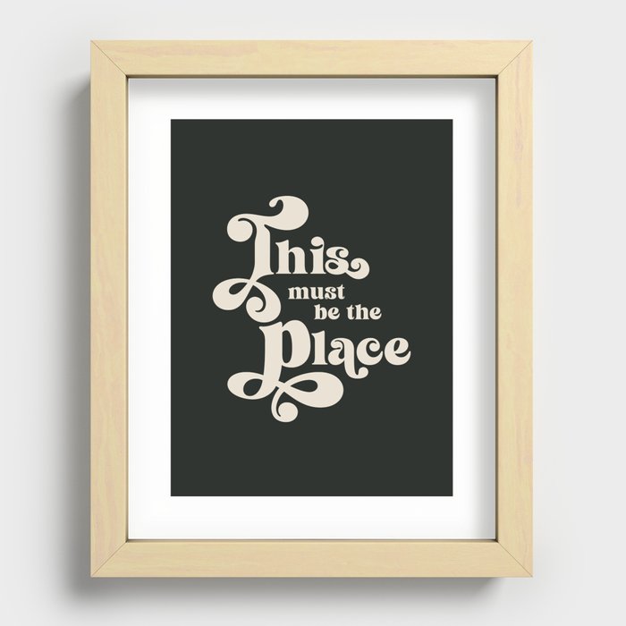 Recessed Framed Print