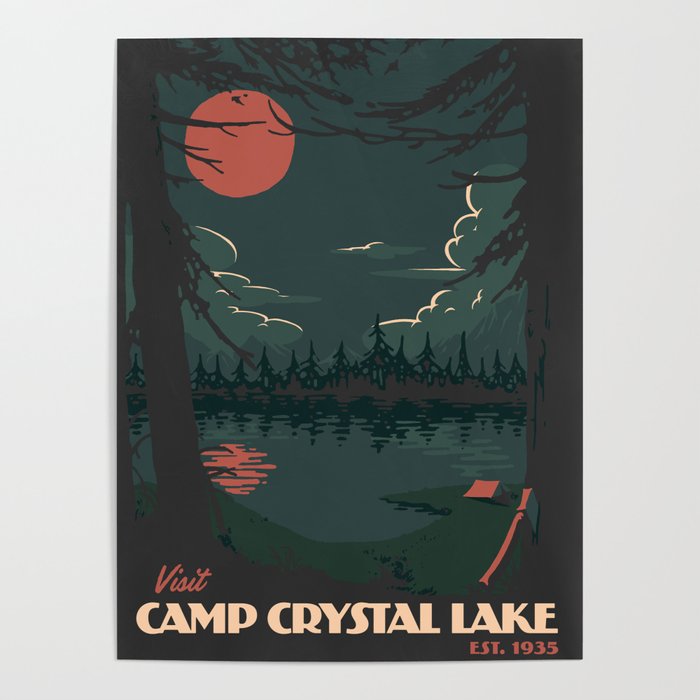 Visit Camp Crystal Lake Poster