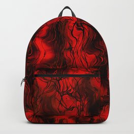 Nervous Energy Grungy Abstract Art  Red And Black Backpack | Graphicdesign, Anxiety, Abstract, Artistic, Redandblack, Blackandred, Acrylic, Abstractart, Gothic, Tension 