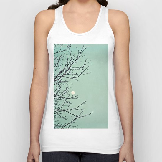 Holding the moon Unisex Tank Top