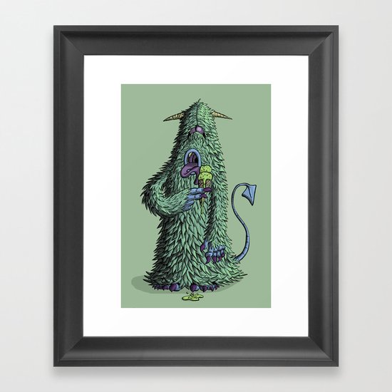 Id Monster Framed Art Print