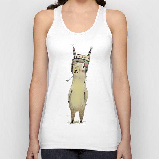 Llama Unisex Tank Top