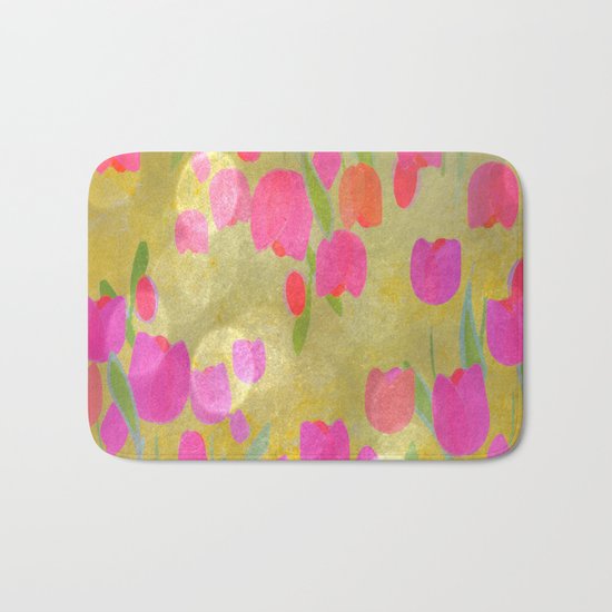 Tulips Love Bath Mat