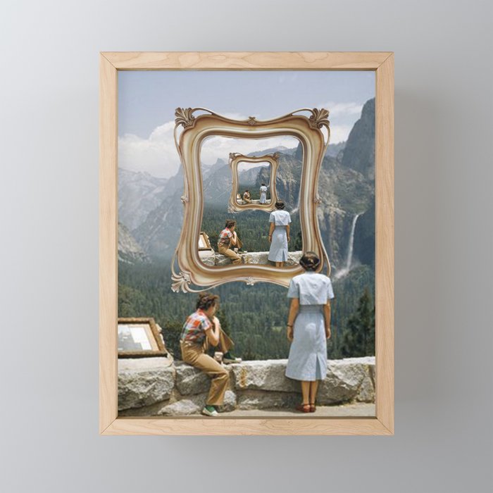 Mirror Image Framed Mini Art Print