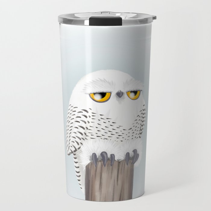 Snowy Owl (Canavians Series) Travel Mug