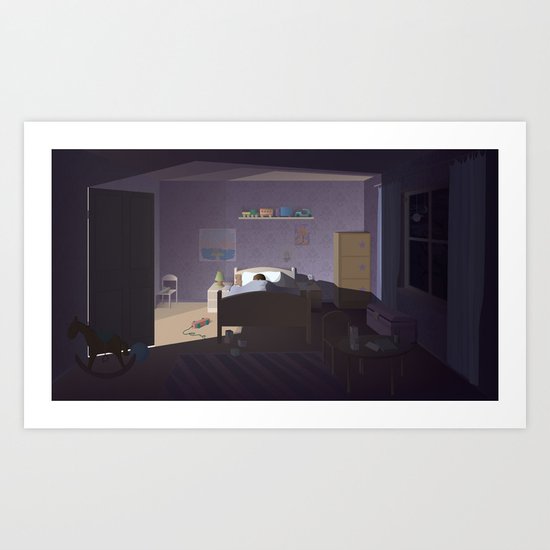 good night Art Print